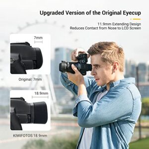 Soft Silicon R7 Eyecup Eyepiece，Extended Camera Eye Cup Viewfinder Special Designed for Canon EOS R7 Mirrorless Camera