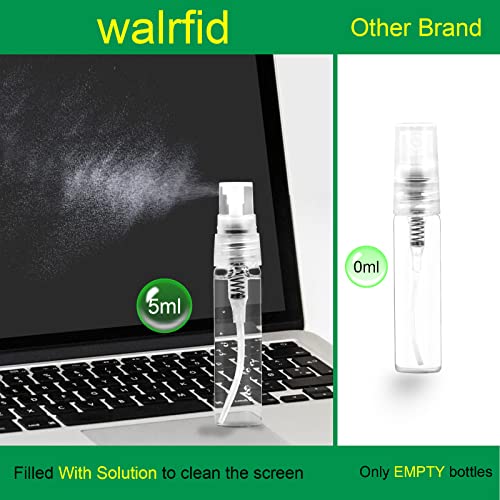 walrfid Laptop Phone Screen Cleaner Spray Computer Keyboard Earbud Cleaning Kit for Mac MacBook iPhone iPad iWatch iPod AirPods Earbuds Pro, Cleaners Pen with 5ml Touchscreen Cleaners Mist - Green