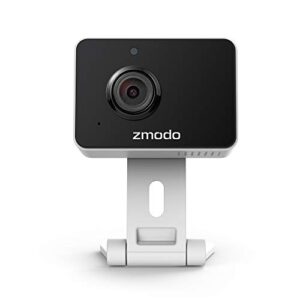 zmodo mini pro -wifi indoor camera for home security, 1080p hd smart ip cam with night vision, 2-way audio, ai-powered motion detection, phone app, pet camera- works with alexa and google