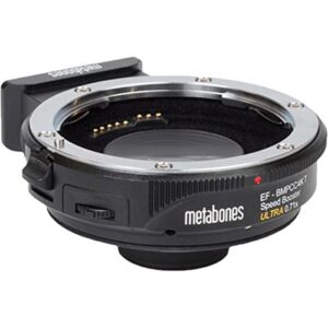 metabones t speed booster ultra 0.71x adapter for canon ef lens to bmpcc4k camera