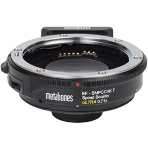 Metabones T Speed Booster Ultra 0.71x Adapter for Canon EF Lens to BMPCC4K Camera