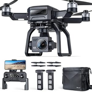 bwine f7gb2 drones with camera for adults 4k for night version, 9800ft transmission range, 3-axis gimbal, 2 batteries 50 min flight time, gps auto return, follow me, waypoints, level 6 wind resistance