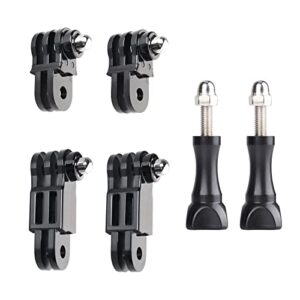 hsu adjust arm straight joints mount, long and short same direction straight joints mount for gopro hero 11 10 9 8 7 6 5 4 3 3+ 2 1, akaso campark and other action cameras