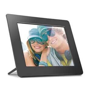 aluratek 8 inch lcd digital photo frame with auto slideshow using usb sd/sdhc (adpf08sf) – black