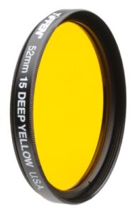 tiffen 52mm 15 filter (yellow)