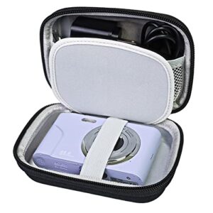 sevenat digital camera case carrying & protective case carrying bag compatible digital camera/for vahoiald/for iweukjlo/for zostuic/for camkory/for bevlxniv/for kodak pixpro, black