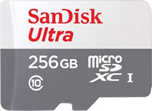made for amazon sandisk 256gb microsd memory card for fire tablets and fire -tv