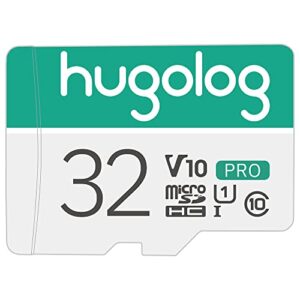 hugolog 32gb micro sd card, micro sdxc uhs-i memory card – 95mb/s,633x,u3,c10, full hd video v30, a1, fat32, high speed flash tf card p500 for phone/tablet/pc/computer