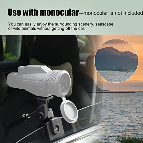 SVBONY SV126 Car Window Mount Adjustable Vehicle Clamp Mount Compact for Spotting Scope Monocular Binocular Telescope SLR Camera with Mounting Thread