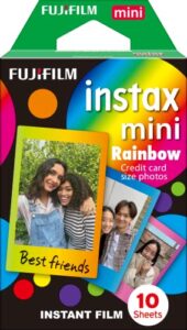 fujifilm instax mini rainbow instant film [international version]