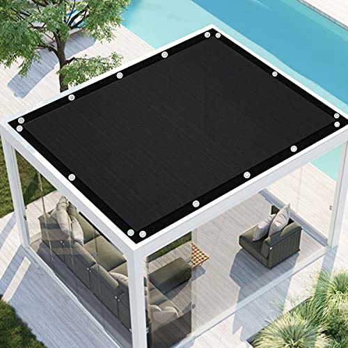 Artpuch Pergola Shade Cover 10'X12'FT Outdoor Sun Shade Cloth with Grommets Shade Tarp for Patio, Carport, Backyard