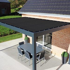 Artpuch Pergola Shade Cover 10'X12'FT Outdoor Sun Shade Cloth with Grommets Shade Tarp for Patio, Carport, Backyard