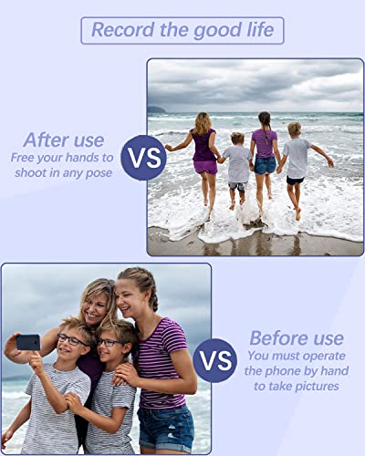 Remote Shutter for iPhone Camera, Bluetooth Remote for Android, Hands Free Works with Take a Christmas Family Portrait, Create Amazing Photos and Selfies, Wrist Strap Included（3 Pack）