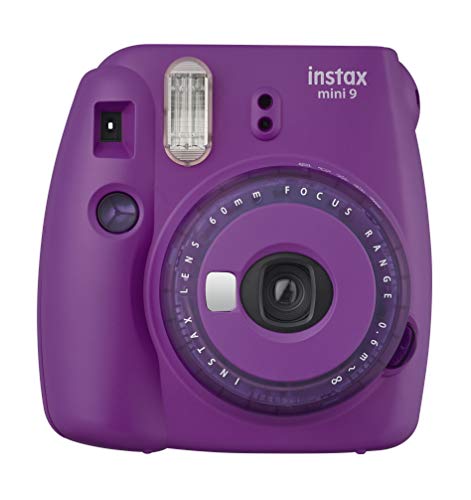 Fujifilm Mini 9 Instant Camera with Clear Accents (Purple)