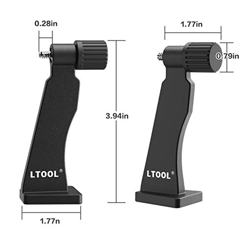 LTOOL Binocular Tripod Adapter,Standard 1/4" New Binoculars Rest Compatible with All Tripods Black
