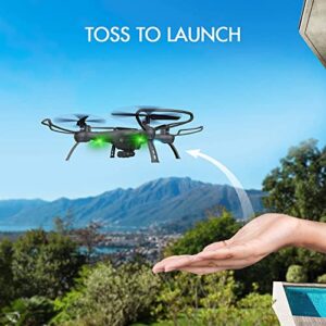 Drones with Camera for Adults /Kids /Beginners - 1080P HD Drones for Adults, 120° Wide-Angle Kids Drone, Safe Design & Easy to Control with Remote/APP/Voice, 18 Mins Flight Time, Ideal Girls/ Boys Gift