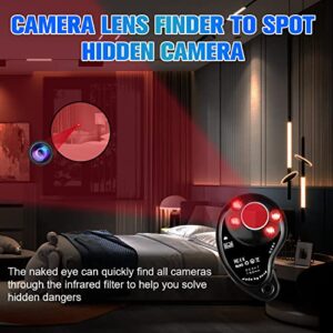 VAOECMS Hidden Camera Detector, Anti Spy Bug Detector, GPS Tracker Detector, RF Signal Scanner, Portable Hidden Devices Detector for Wireless Listening Device Spy Camera Finder