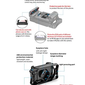 Telescope Phone Adapter, Multipurpose Telescope Smartphone Adapter Mount, Universal Telescope Phone Mount Adapter for Adults-Fits Almost All Optical Equipment and Smartphones on The Market