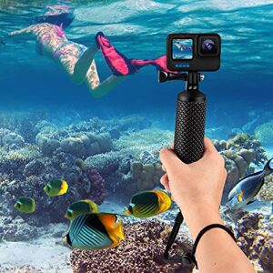 Yullmu Floating Hand Grip, Waterproof Pole Mount for GoPro Hero 9/8/7/6/5/4/3/3+/2/1 Session, Handle Mount Accessories for Fusion AKASO DJI Osmo Action Cameras