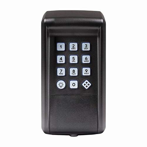 Mighty Mule MMK200 MMK201 Digital Wireless Keypad, Black