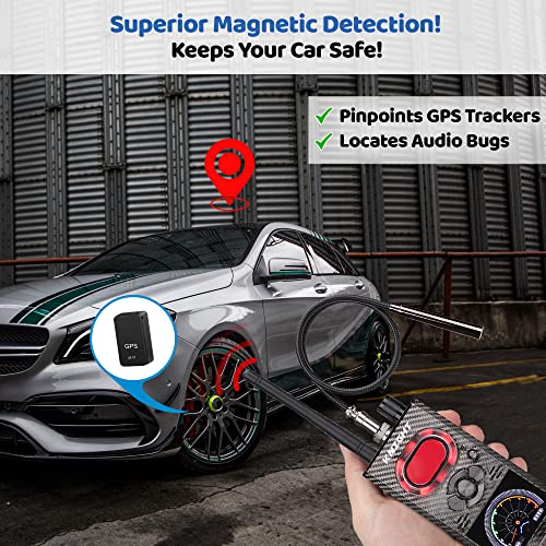 Knight 5-in-1 Hidden Devices Detector & Hidden Camera Detectors GPS, RF Detector & Bug Detector | Anti Spy Detector Hidden Camera Finder GPS Radio Frequency Detector de camaras y microfonos ocultos