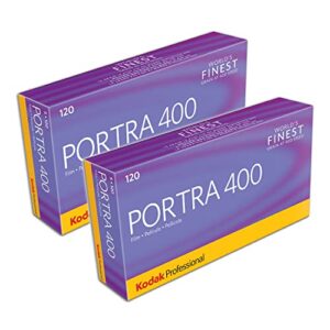 KODAK Professional Portra 400 Film 120 Propack-10 Rolls, 2 Pack, Colored