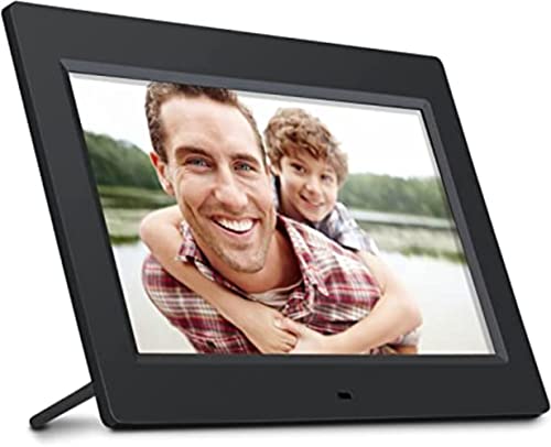 Aluratek 10" LCD Digital Photo Frame w/4GB Built-In Mem & USB SD/SDHC Support (ADMPF310F) Black