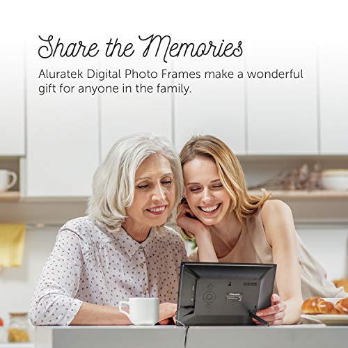 Aluratek 10" LCD Digital Photo Frame w/4GB Built-In Mem & USB SD/SDHC Support (ADMPF310F) Black