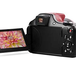 Minolta Pro Shot 20 Mega Pixel HD Digital Camera with 67x Optical Zoom, Full 1080p HD Video & 16GB SD Card (Red)