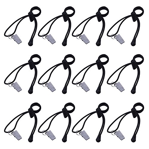 Mudder Backdrop Background Clips Holder for Photo Video Studio, 12 Pack, Black