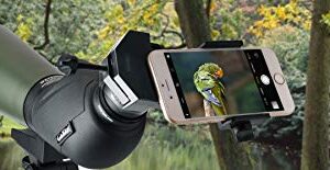 GOSKY Smartphone Adapter Mount Regular Size - Compatible with Binoculars, Monoculars, Spotting Scopes, Telescope, Microscopes - Fits almost all Smartphones on the Market - Record Nature and The World