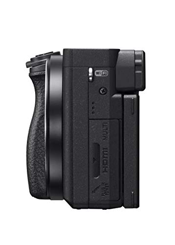 Sony Alpha a6400 Mirrorless Camera: Compact APS-C Interchangeable Lens Digital Camera with Real-Time Eye Auto Focus, 4K Video, Flip Screen & 16-50mm Lens - E Mount Compatible Cameras - ILCE-6400L/B