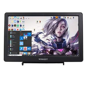 wimaxit 10.1 inch full hd ips 1920×1080 monitor with hdmi, vga for versatile display – ideal for pc, camera, cctv surveillance and gaming consoles