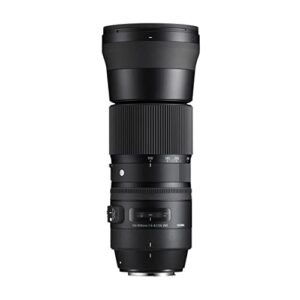 Sigma 150-600mm 5-6.3 Contemporary DG OS HSM Lens for Canon DSLR Cameras USB Dock and Two 64GB SD Card Bundle (7 Items)