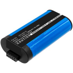 replacement battery for logitech ue megaboom compatible with s-00147 984-001362 084-000845 ultimate ears megaboom 3 megaboom 3 s-00171 fits part no logitech 533-000116, 533-000138,7.4v li-ion