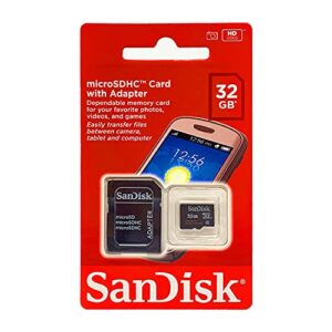 sandisk 32gb 32g micro sdhc class 4 tf memory card bulk packaged