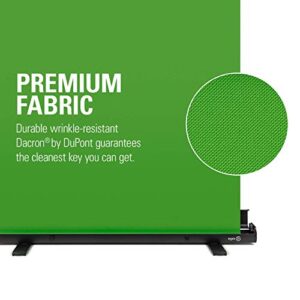 Elgato Green Screen - Collapsible Chroma Key Backdrop, Wrinkle-Resistant Fabric and Ultra-Quick Setup for background removal for Streaming, Video Conferencing, on Instagram, TikTok, Zoom, Teams, OBS