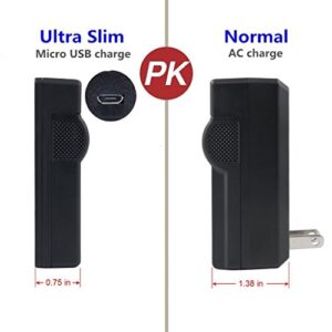 Kastar Battery (X2) & Slim USB Charger for Kodak KLIC-5001 and Easyshare P712 P850 P880 Z730 Z760 Z7590 DX6490 DX7440 DX7590 DX7630 Sanyo DB-L50 DMX-WH1 HD1010 FH11 HD2000 VPC-WH1 HD2000 HD1010 HD1000