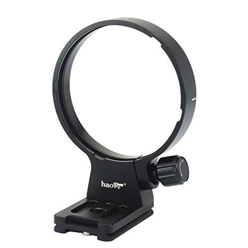 Haoge LMR-SM140S Lens Collar Replacement Foot Tripod Mount Ring Stand Base for Sigma 100-400mm F5-6.3 DG DN OS Lens Sony E Mount Art 105mm F1.4 DG HSM Built-in Arca Type Quick Release Plate
