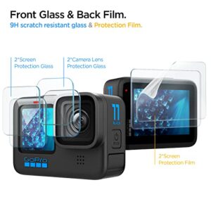 Spigen Tempered Glass Screen Protector designed for GoPro Hero 11 / GoPro Hero 10 / GoPro Hero 9 - Multi Pack