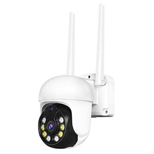 eversecu outdoor wifi ptz camera 1080p waterproof ai smart human detection color night vision cloud&sd card storage security camera