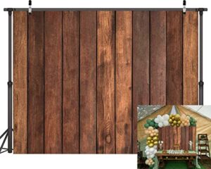 rustic wood backdrop for photography brown wood backdrop for party vintage wooden background for baby shower birthday wood panel floor backdrop cake smash photo shoot