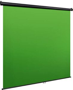 elgato green screen mt – wall-mounted retractable chroma key backdrop with wrinkle-resistant fabric for background removal for streaming, video conferencing, on instagram, tiktok, zoom, teams, obs