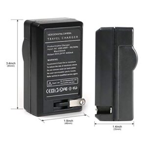 NB-6LH NB-6L NB-4L NB-8L CB-2LY Battery Charger for Canon PowerShot SX530 HS, S95, SX610 HS, SX280 HS, SX500 is, SX510 HS, SD750, SD630, SX600 HS, SX260 HS, SD1000