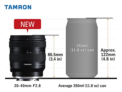 Tamron 20-40mm f/2.8 Di III VXD Lens for Sony E-Mount Full Frame Mirrorless Cameras