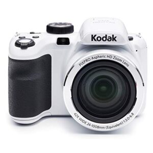 kodak pixpro astro zoom az421-wh 16mp digital camera with 42x optical zoom and 3″ lcd screen (white)