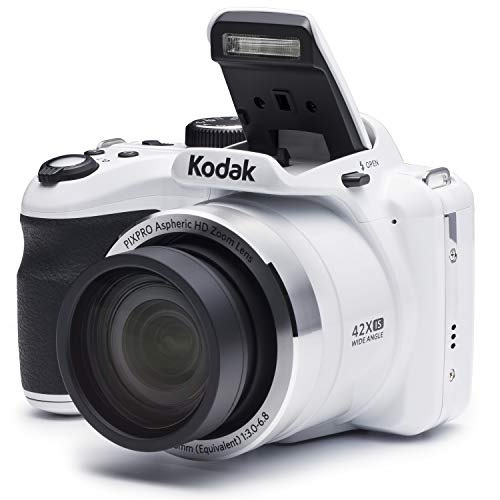 KODAK PIXPRO Astro Zoom AZ421-WH 16MP Digital Camera with 42X Optical Zoom and 3" LCD Screen (White)