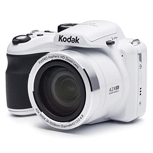 KODAK PIXPRO Astro Zoom AZ421-WH 16MP Digital Camera with 42X Optical Zoom and 3" LCD Screen (White)