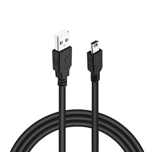 suptig charging cable mini usb charging cable 2 pack compatible for gopro hero 4 silver hero 4 black hero 3+ silver hero 3+ black hero 3 white hero 3 black hero 3 silver hero 2 hero 1(black)