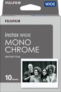 fujifilm instax wide monochrome film – 10 exposures